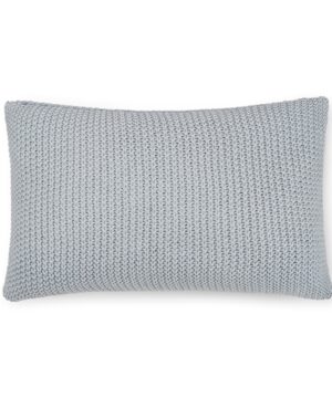 כרית סרוגה בצבע תכלת 35/55